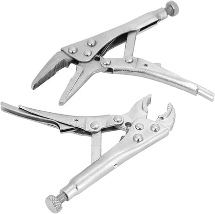 Verstelbare Locking Pliers Set van 2 Stuks met Hoge Koolstofstaal en Sterke Grip voor Diverse Klussen