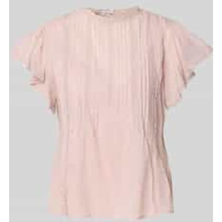 Regular fit blouse van puur katoen met ajourpatroon