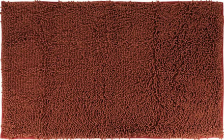 Tendance Badmat microfiber - hoogpolig - koper - 50x80 cm - absorberend - badkamer - antislip