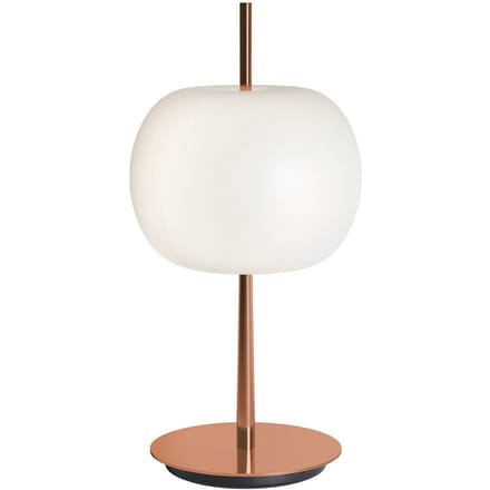 kdln LED tafellamp KUSHI, koper, hoogte 32 cm, dimmer, CCT