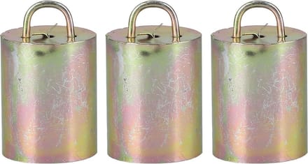 Vee Bellen - Dier Bellen - Diefstal Voorkomen - Luid Geluid - 3 stuks - Legering