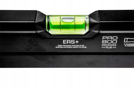 PRO Waterpas 60cm PRO800 Endurance Plus Zwart Gefreesd