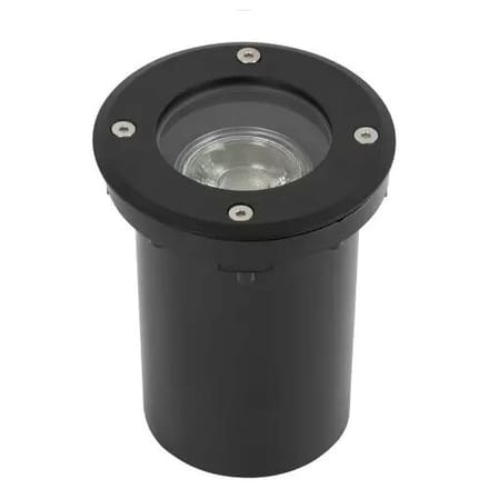 KS Verlichting Grondspot Zwart - Tuinspot - RVS - Ø11cm
