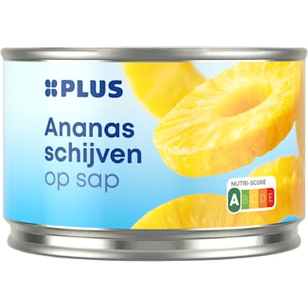 Ananas schijven op sap