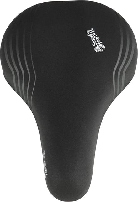 Comfortabel fietszadel voor dames - Royaal en breed zitvlak