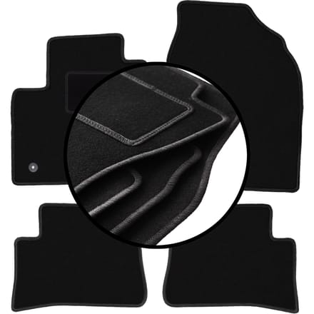 Complete set veloursmatten voor: Toyota C-HR Hybrid crossover (2016-)