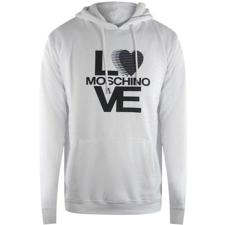 Love Moschino Dames/Dames Love Bold Logo Hoodie (Wit)