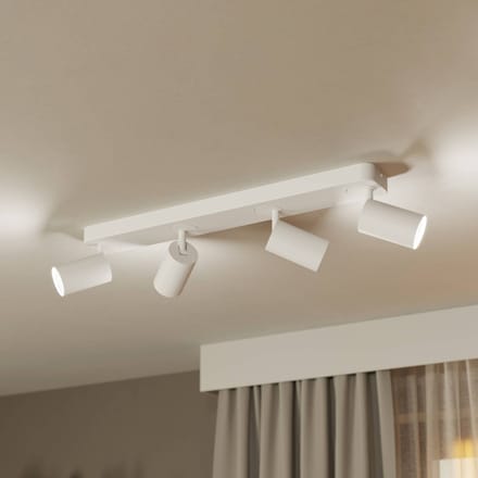 EGLO connect.z Telimbela-Z Smart Spot - GU10 - 58 cm - Wit - Instelbaar RGB & wit licht - Dimbaar - Zigbee