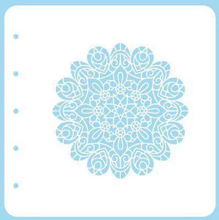 COLST005 Nellie Snellen - Magnetic Stencil - mixed media sjabloon - Colour Set - Mandala