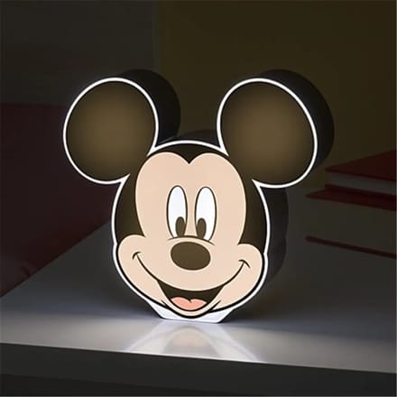 Paladone Disney Mickey Mouse Bureau Lamp - 17 cm, Beige/Wit/Zwart