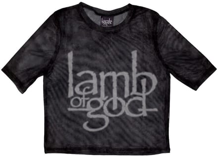 Lamb Of God - Logo Crop top - S - Zwart