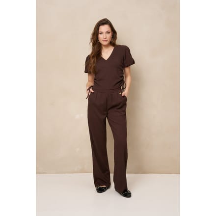 Lofty Manner Broek Trouser Mea Rf45 Brown Dames Maat - XS
