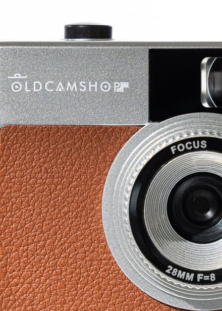 Herbruikbare Oldcamshop film camera (bruin)