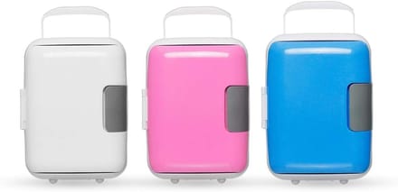 Mini Koelkast - Compacte Koeler - Dranken Koelen - Dubbel Gebruik - 4 Liter - Blauw