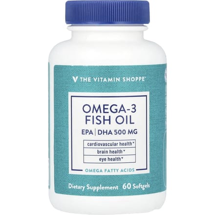 the Vitamin Shoppe Huile de poisson oméga 3, EPA/DHA 500 mg, 60 gélules