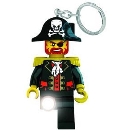 LEGO Lichtgevende sleutelhanger - Piraten Kapitein Brickbeard