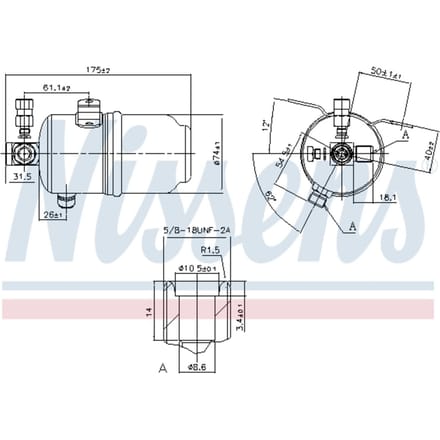 Droger, airconditioningsysteem NISSENS 95234