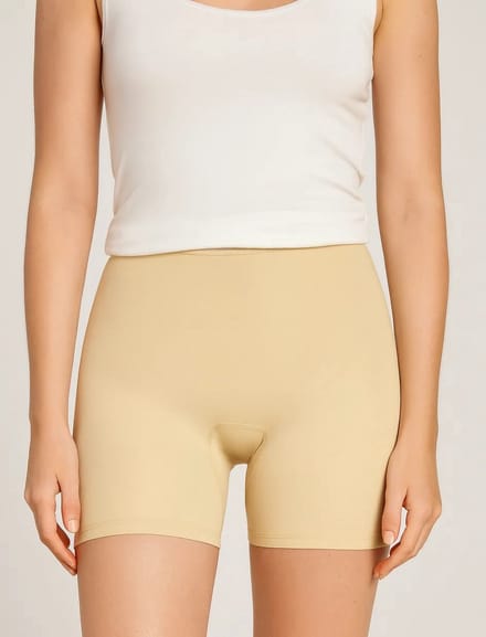 Beeren Elegance short met lange pijpjes - S - Beige