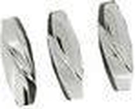 0805-14914 Parels gedraait zilverkleurig metallic 5x14 mm
