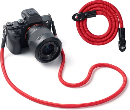 YONO Camera Strap Vintage - Riem - Schouderriem - Draagriem - Universeel - Rood