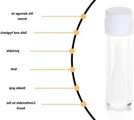 Onf3 - Contactlenzen inzethulp - Nauwkeurige plaatsing - Wit - Hulp