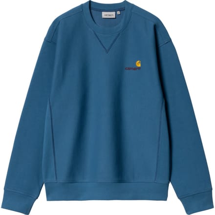 Carhartt Wip American Script Sweatshirt Blauw
