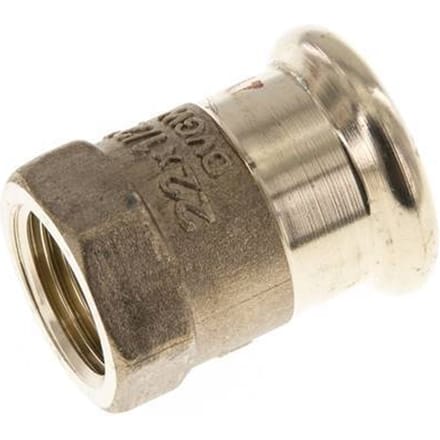 Perskoppeling - 22mm & Rp 1/2'' Persmof - Koperlegering