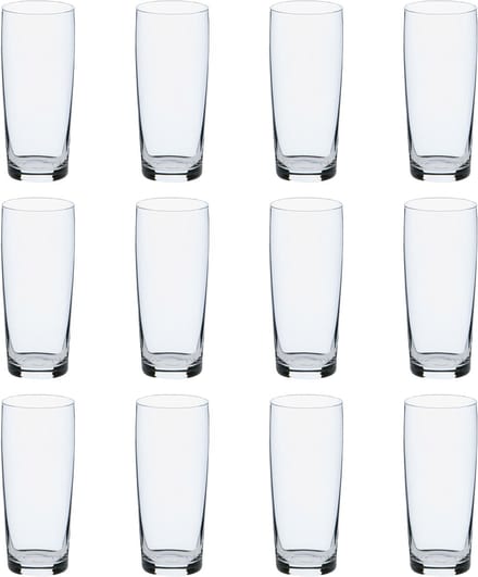 Mammoet - Bierglas - Budgetline Fluitje - 19 cl - Transparant glas - 12 stuks