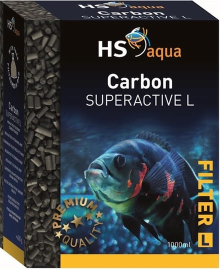 HS-aqua Carbon Superactive L | Hoogwaardige Actieve Kool | Inhoud: 1 Liter