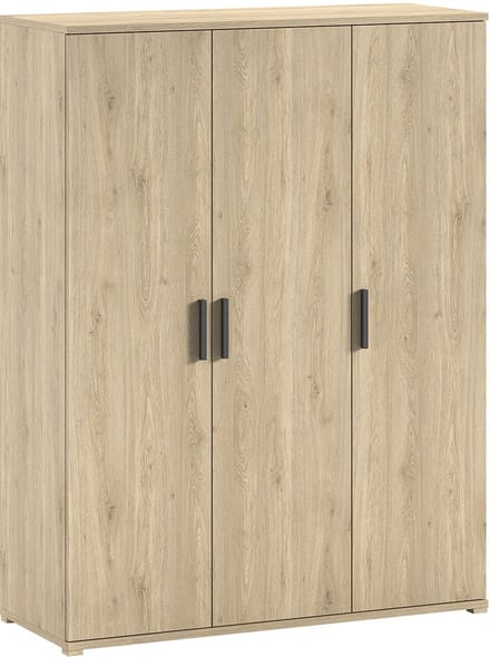 Kledingkast Sammie - 150x59x199cm - 3 Deuren - Eikdecor