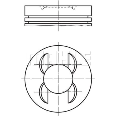 Zuiger MAHLE 002 51 02
