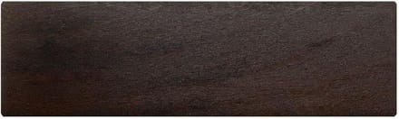 Rechthoekige donkerbruine houten meubelpoot 4,5 cm