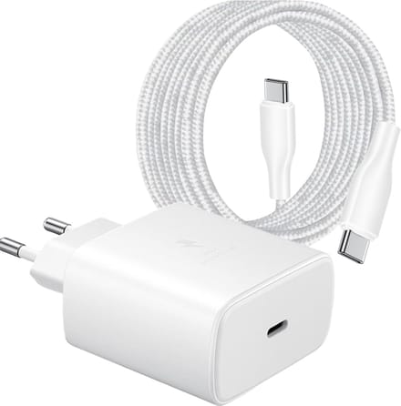 45W Super Fast Charger USB-C - 3 Meter - Snellader geschikt voor Samsung Telefoon en Tablet
