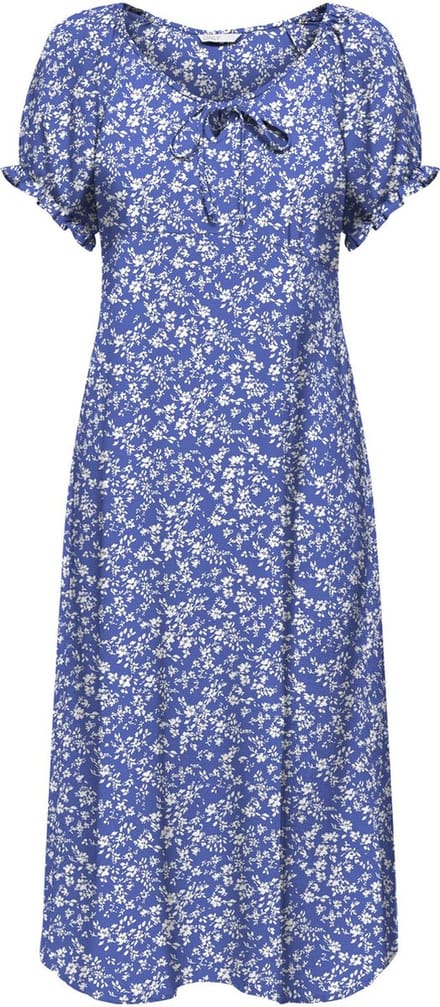 ONLY - ONLNOVA LIFE VIS S/S KAI LONG DRESS AOP - Meisjes - Maxi jurken