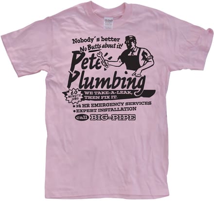 Hybris Petes Plumbing T-shirt SH-1-10998-H25-3