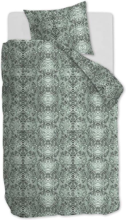 Ambiante Ruya dekbedovertrek - Eenpersoons - 140x200/220 - Groen