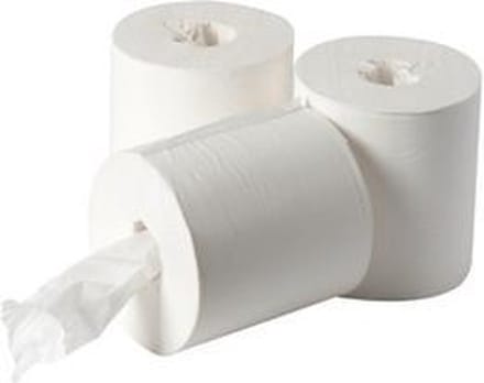 Poetspapier midi rollen cellulose 1 laags 20cm x 270 meter - kokerloos