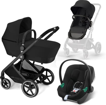 Cybex Balios 3in1 wandelwagen pakket (travel system), Balios 2in1 + Aton B2-isize + Adapters