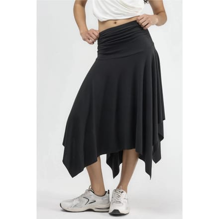 Zachte Touch Asymmetrische Midi Rok