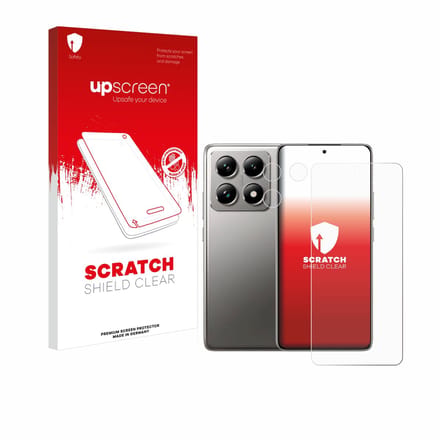 upscreen - Screenprotector voor Xiaomi 14T Pro (Voor+Camera) - Folie Beschermfolie transparant