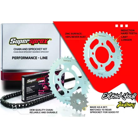 Motorfiets kettingset Supersprox Keeway RKF125 (2017-2020)