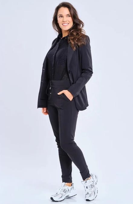 Mi Piace Travel Blazer Dames - Zwart - Maat M/38 - 202102A