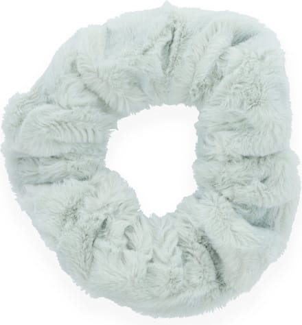 Lajetti - Scrunchie Fluffy Mintgroen Extra Vol en Luxe - Haarwokkel Haarelastiek