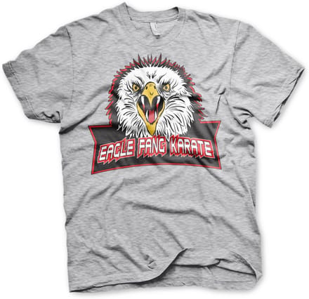Cobra Kai Eagle Fang Karate T-shirt, grijs gemêleerd
