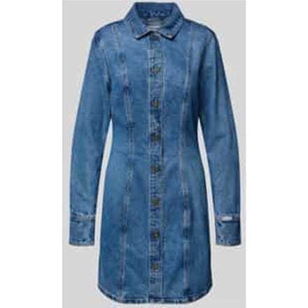 Jeansjurk met knoopsluiting