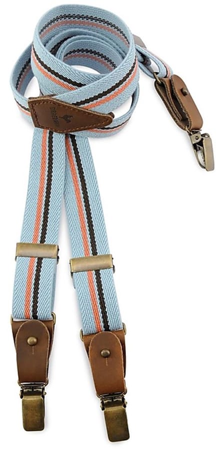 Sir Redman - Bretels - kinderbretels Spring Buddy - lichtblauw / oranje / bruin