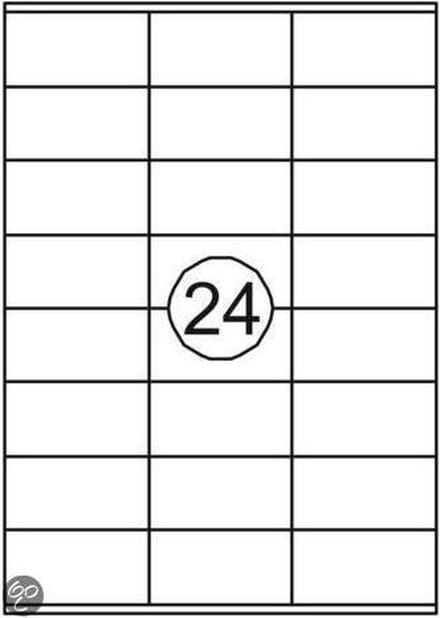 Etiket Quantore 70X36mm 2400St