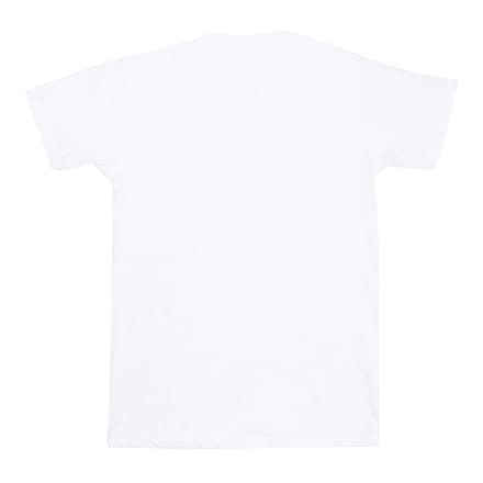 Disney Heren Mickey Mouse Hoofd Logo T-Shirt (Wit)
