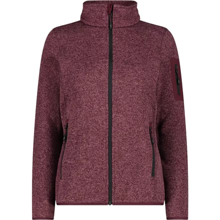 CMP Strick Fleece - Burgundy-antracite - Maat Damen_EU 34