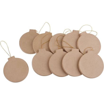 VBS Decoratieve hanger "Kerstballen", plat